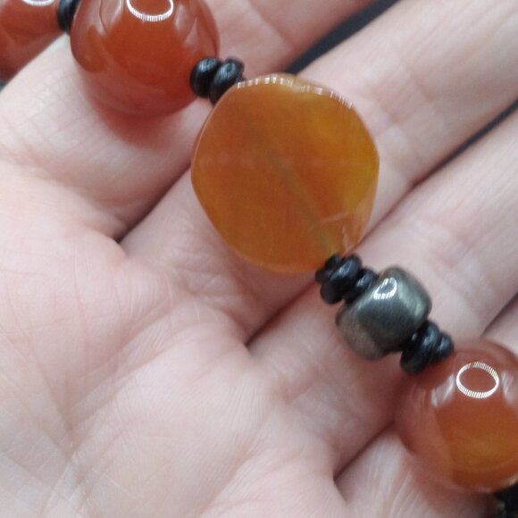 ''Sundance Catalog Peyote Bird'' Bracelet Sterling Silver Carnelian Turquoise - Picture 6 of 6